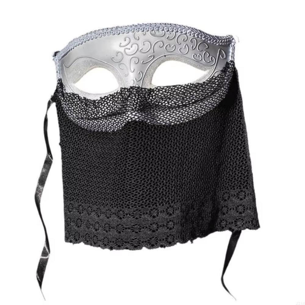 Creative Half Face Mask Plastic Masquerades Mask Halloween Party Venice Singing Mask  Makeup Ball