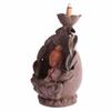 Fontaine à encens - LA CHINEUSE - Bouddha GuanYin - Céramique - 19 cm - Marron