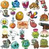 50Pcs Cartoon Cute Classic Game Plants Vs Zombies (PVZ) Water Bottle Storage Box Sticker Mobile Phone Case DIY Stickers