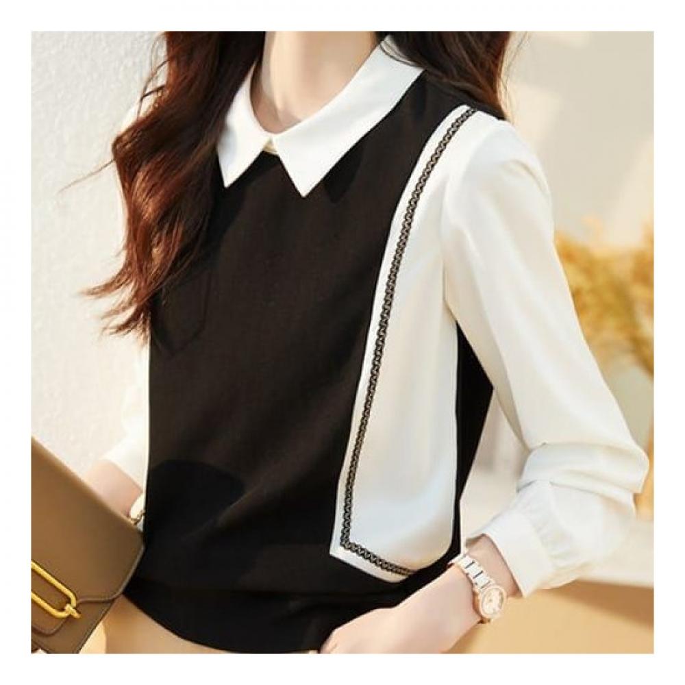 Navava Long Sleeve Collar Shirt Nb1870
