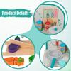 Playset Cooking Birthday Gift Kindergarten DIY Model Preschool Realistic Pretend Play Wooden