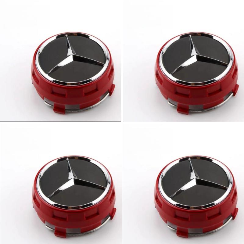 CRI1EES 4PCS 75mm NEW Car Wheel Center Hub Caps Cover Mercedes Benz B/C/E/S Class A Class C200L GLC GLK CLA W166 W163 W221