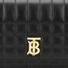 Burberry Lola Bag With Metal Logo Magnetic Closure Chain Quilted Lambskin Leather Shoulder Crossbody Bag Women Bags Black 80661761