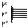 Modern Plastic Adhesive Hook Rack With Rotating Towel Bar For Bathroom And Dorm Use