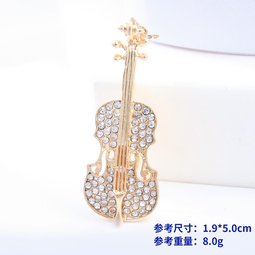 Vintage Fashion Brooch Niche High-End Sense Rhinestone Personalized Alloy Crown Corsage Bow Pin Accessories