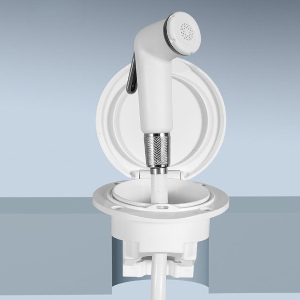 Kit Doccetta Marina Retrattile Risparmio Idrico Pressurizzato ABS Portatile Con Tubo Flessibile Per Yacht Barca Risciacquo Esterno