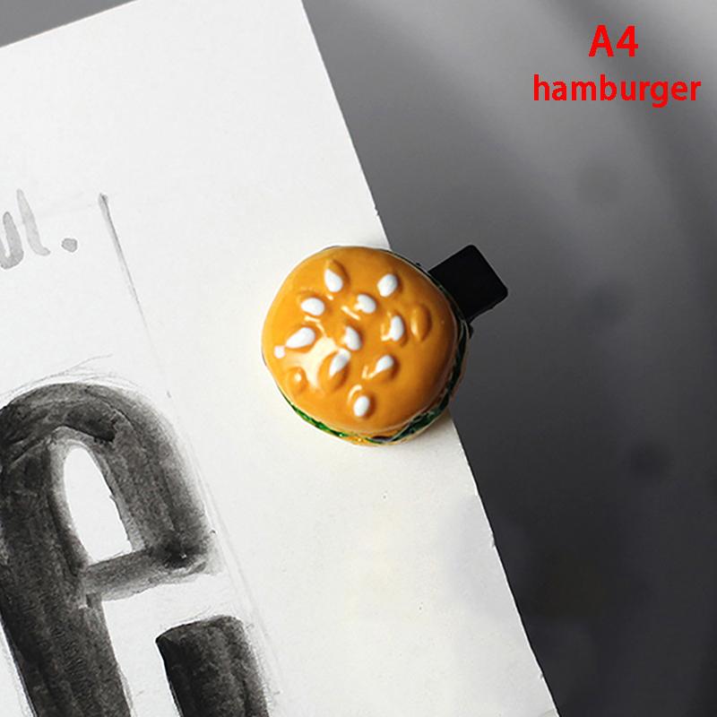 

Имитация Еды Заколка для Волос Милые Семена Кукуруза Рис Бургер Боковые Заколки Головной Убор Украшение Смешное Украшение для Волос Девочки Дети Подарок