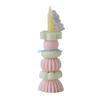 B0KB Creative Rainbow Stacking Scented Soybean Wax Air Freshener Gift For Home Office Relaxation Aromatherapies
