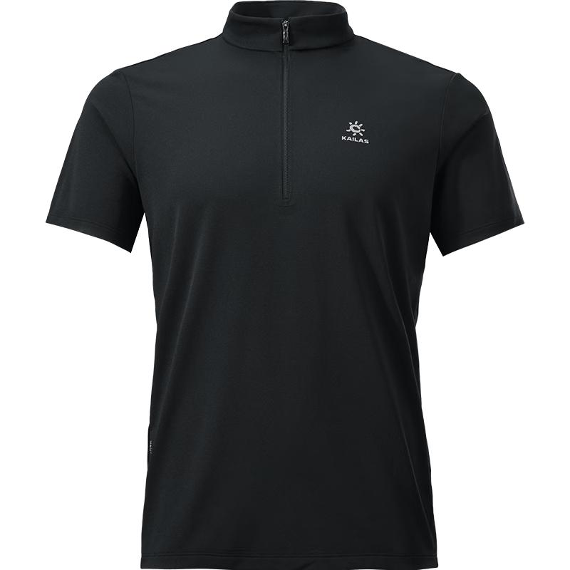 KAILAS Men's Quick-Dry Anti-Odor Half-Placket T-Shirt