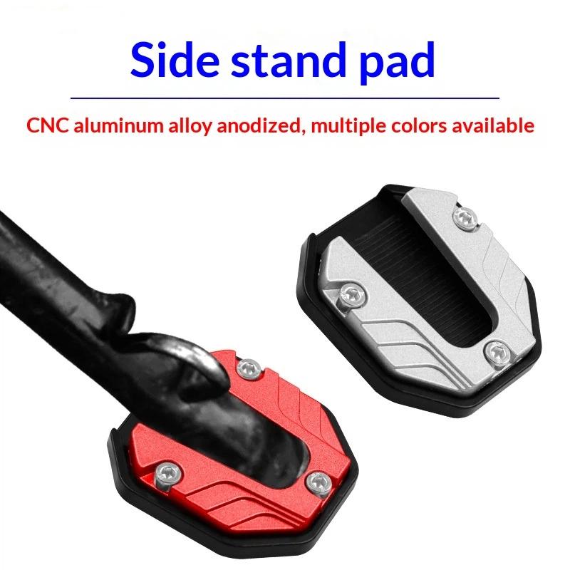 Motorcycle Bike Parking Kickstand Extender Foot Side Stand Pad Support Plate Motorbike Accessories