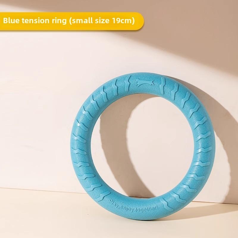 Dog Toys, Outdoor Training, Human and Pet Interaction, Pull Ring, Energy-consuming EVA Soft Glue, Bite-resistant Pet Frisbee