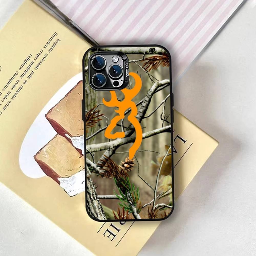 Jagd Camo Handyhülle Für iPhone 17,16,15,14,13,12,11 Plus,Pro Max,XS,Farbig Silberbeschichtete Innenabdeckung