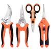 Customized Stainless Steel Pruning and Grapes Shear Set - Includes Garden Tools and Fruit Picking Scissors.