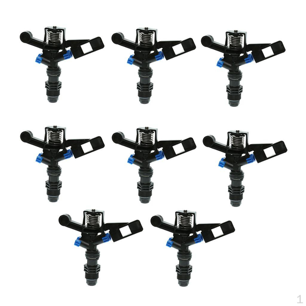 

8 Pieces Degree Rotary Spray Sprinkler Garden Irrigation Watering System