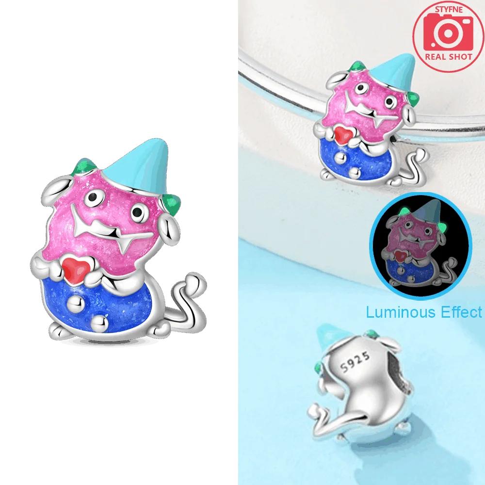 Original Copper Magic Series Colorful Rabbit Cat Funny Beads Fit Bracelet Valentines Gift Diy Jewelry Accessory Diy Making