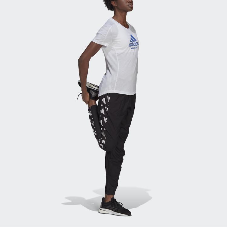 Adidas Celebrity Tapered Knit Running Pants Women Bottoms Black GK6190