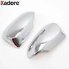 For Toyota Corolla E170 2014 2015 2016 2017 Chrome Car Rearview Mirror Cover Car Side Door Wing Mirrors Cap Overlay Accssories