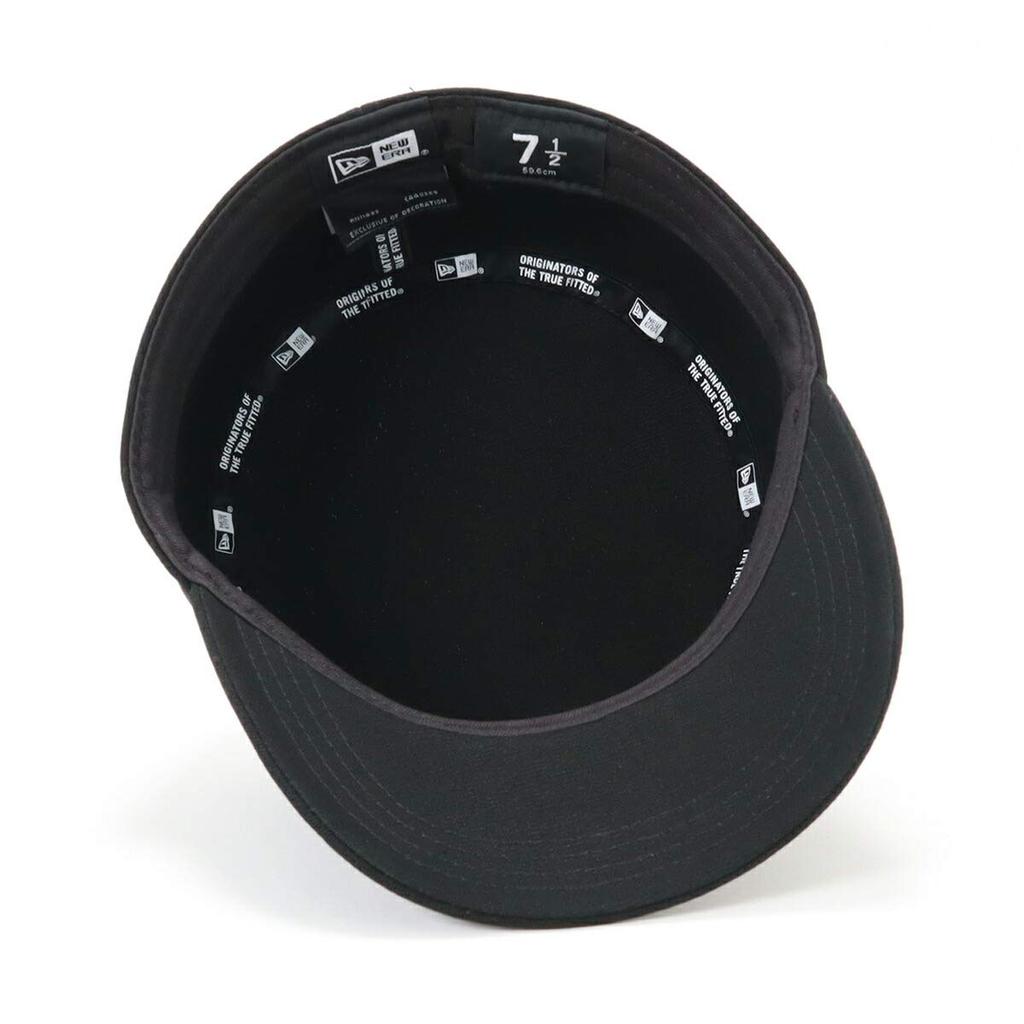 [New Era] Military Work Cap Hat Black/Strawberry 7 WM-01 DUCK BLK/STR 23J