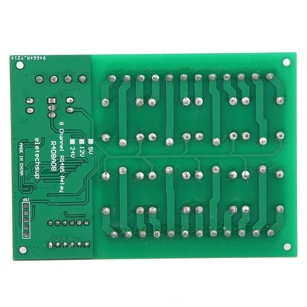 12V 8‑Channel RS485 Relay PLC Expansion Board for RTU Protocol Remote Control