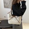 Hand-carrying Large Capacity Tote Bag for Women's Autumn New Style Ins Simple Casual Underarm Bag Casual Fashionable Women's Bag