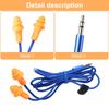 Corded Reusable Ear Plugs Ear Protective for Noise Reduction Factory Work Ear Protective Hearing Protective Ear Buds