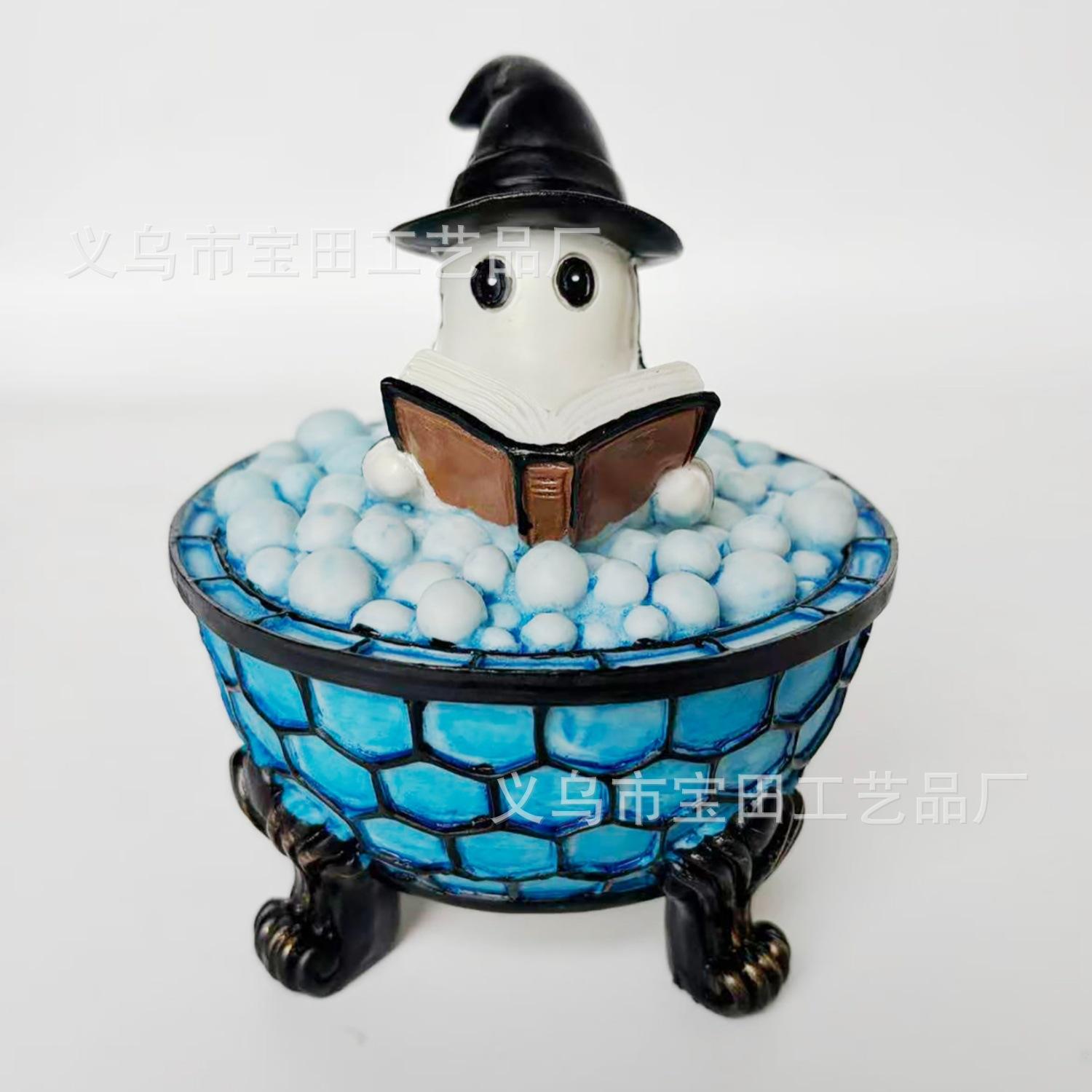 

Ghost Bubble Bath Light Ghost Night Light Color Changing Ambient Light Gift Ghost Bath