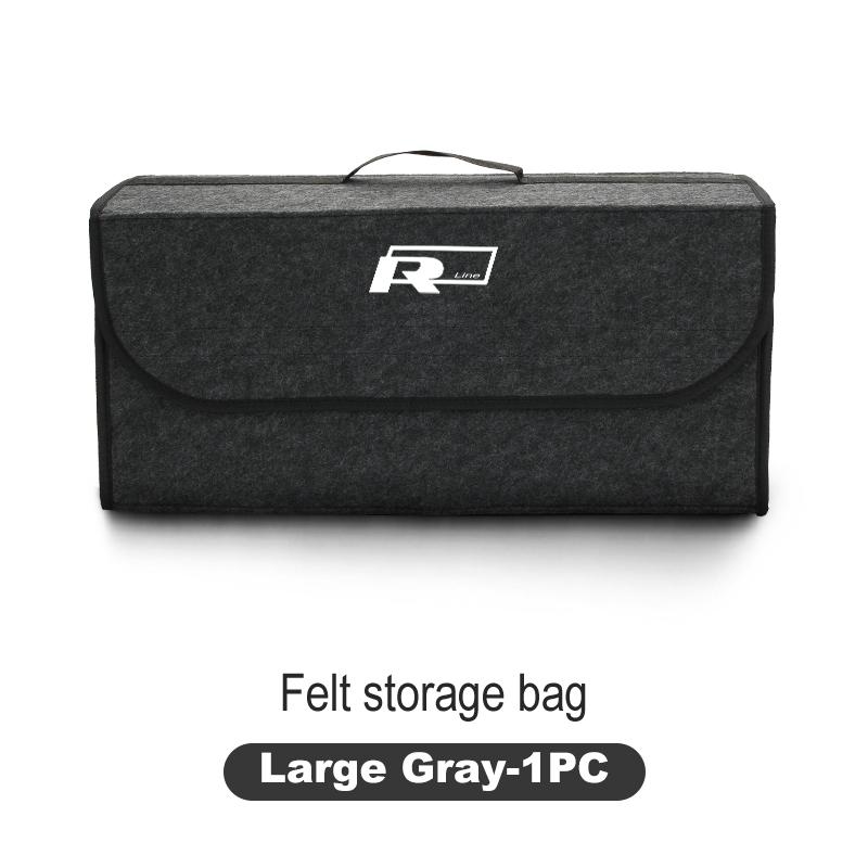 PIG1 Car Trunk Felt Storage Box Folding Organizer Auto Interior Accessories For Volkswagen VW Scirocco Golf Passat Polo Tiguan
