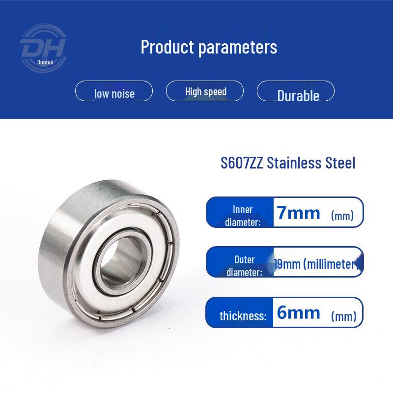 Precision Stainless Steel Ball Bearings: Deep Groove 6007, 6008, Miniature 6003