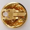 CHANEL COCO Mark Earring vintage Plated Gold 21.1g Women Used