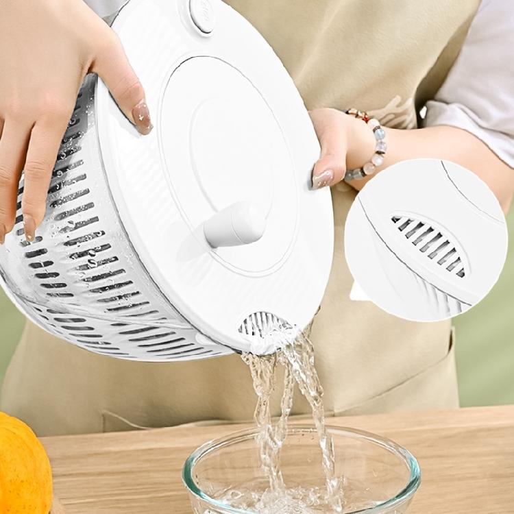 Salad Maker and Vegetable Cutter 2 1 Appliance Featurings Efficient Drain Systems for Clean Kitchen Use