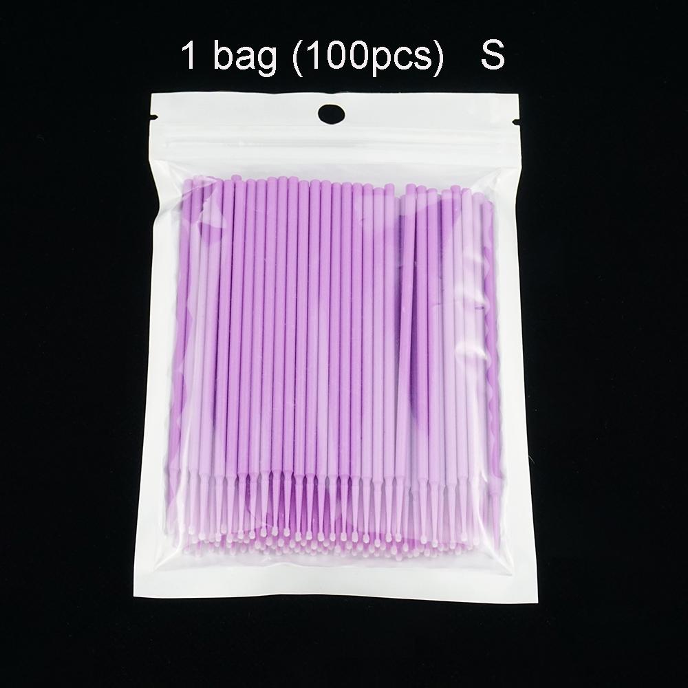 100Pcs Disposable Interdental Brush Dental Instrument Dentistry Materials Dentist Tools Medicine Stick Perfect For Tooth Oral Teeth Wellness розовый