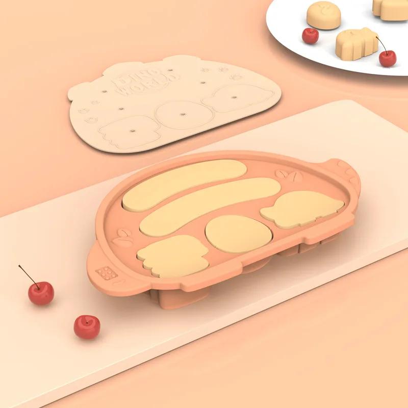 

Форма для колбасы Экологичная Термостойкая Силиконовая С Рисунком Динозавра Легко Разбирается Мультяшный Стиль Милая Форма для Выпечки