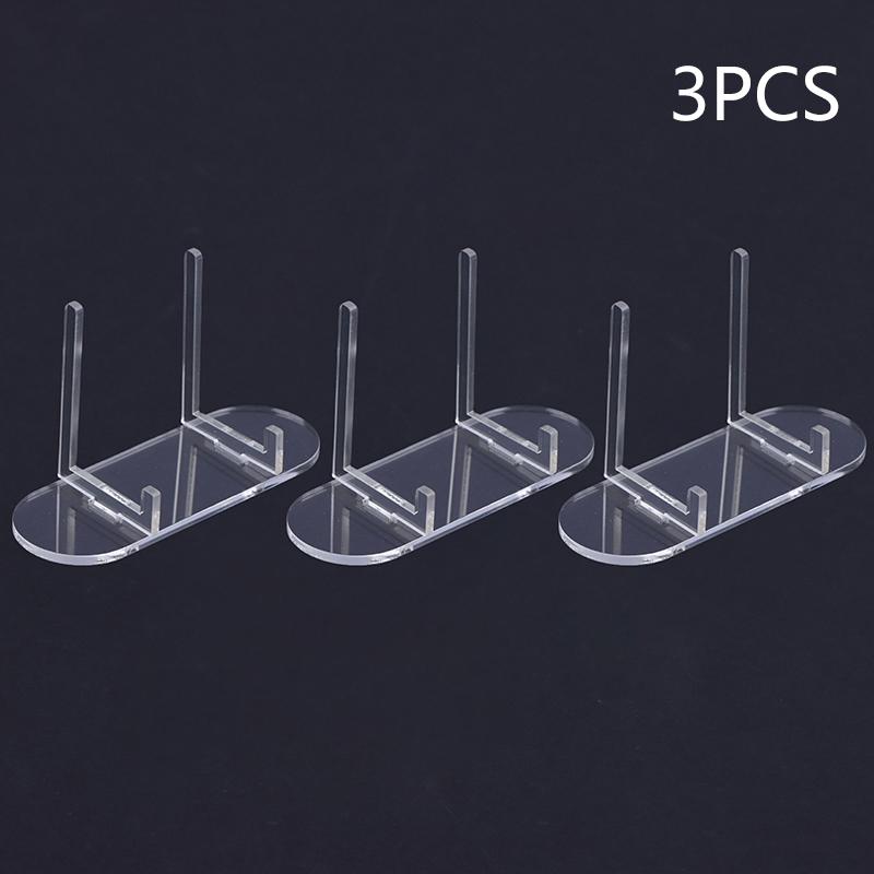 1/3/5Pcs Transparent Display Stand Multi-Purpose Acrylic Storage Holder For Photo Plate Card Display