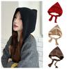 Soft Balaclava Cap Korean Style Knitted Beanies Hats Vintage Scarf Hat  Outdoor