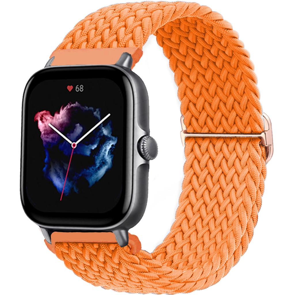 Braided Solo Loop Band For Amazfit Bip 6 5 GTS/4/2/2e/3/GTS2 Mini/20mm 22mm Watch Bracelet Correa Amazfit GTR/4/2/3/47/Pro Strap