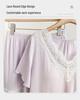 Lace Pajama Set with Built-in Bra, Women’s 3-Piece Home and Outdoor Loungewear for Spring and Autumn.