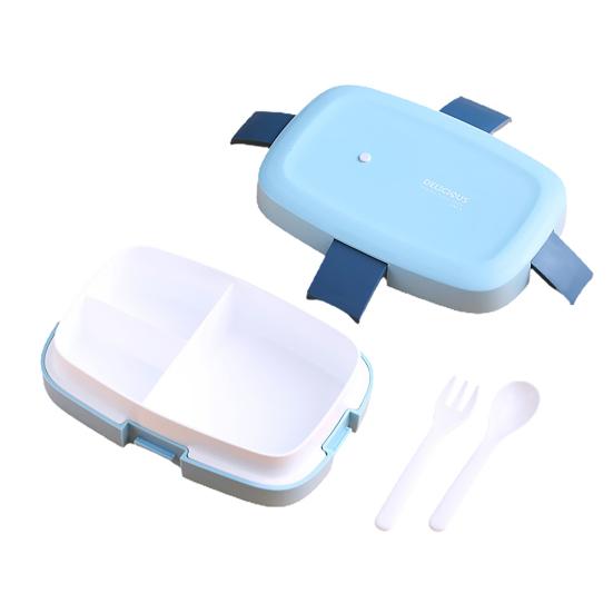 

Ланч-бокс в японском стиле с герметичными пряжками, с отдельной крышкой, коробка для бенто, бытовые принадлежности 1 синий