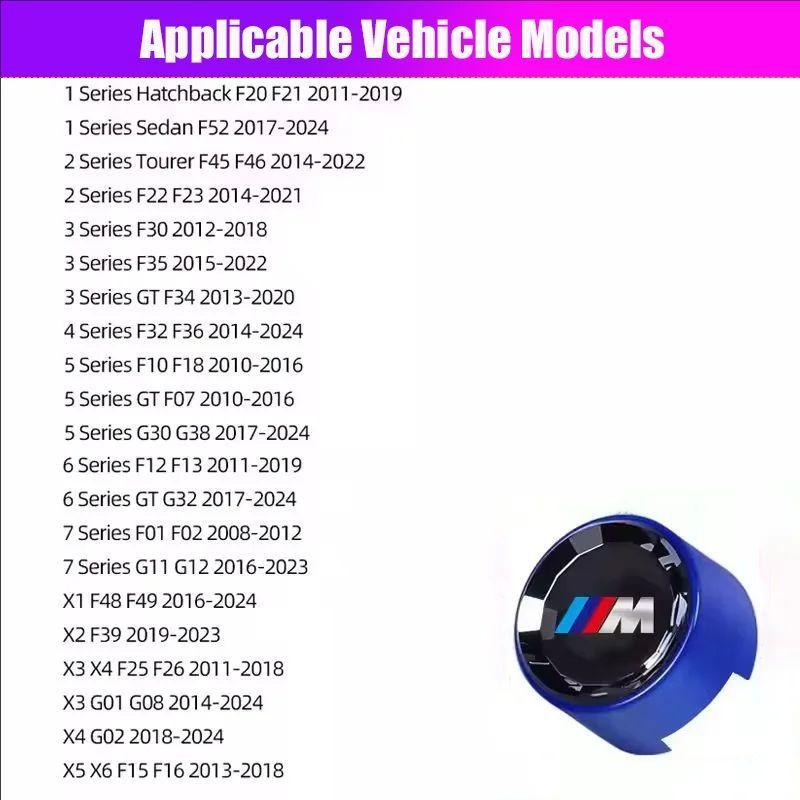 CTCE1 Car Engine One-button Start Crystal Button Accessories / Sticker For BMW G80 G06 G07 G42 G14 G15 G16 F82 F20 F21 F83 M2 M3 M4 M5