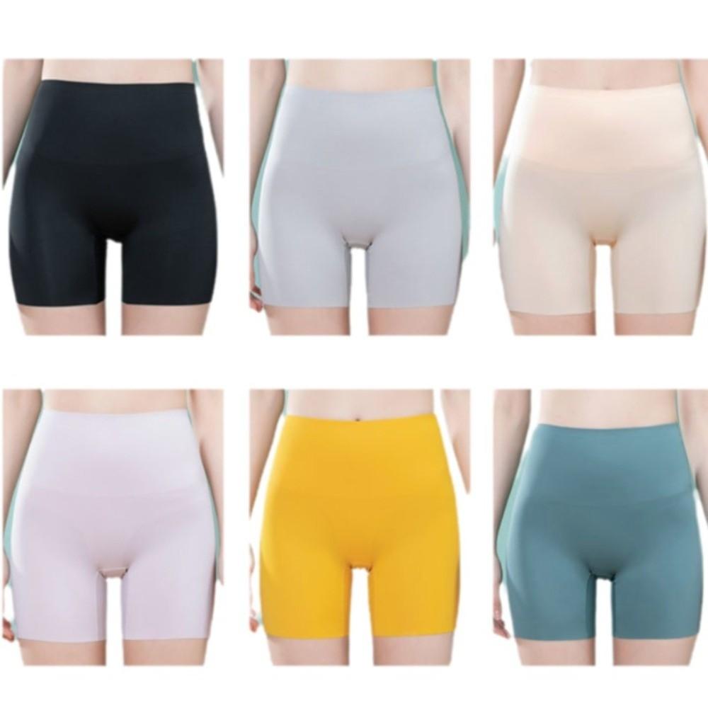 Strong Abdomen Lifting Waist-Fitted Safety Pants Seamless Design High Waist Briefs  Women's Wear