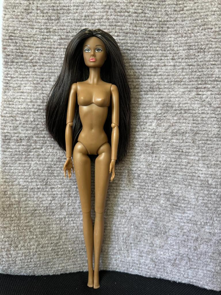1/6 PP Face Mold Super Model Doll Figures FR Beige Dark Brown Skin Tone Joints Movable Solid Doll 30cm Doll Kids Birthday Gift