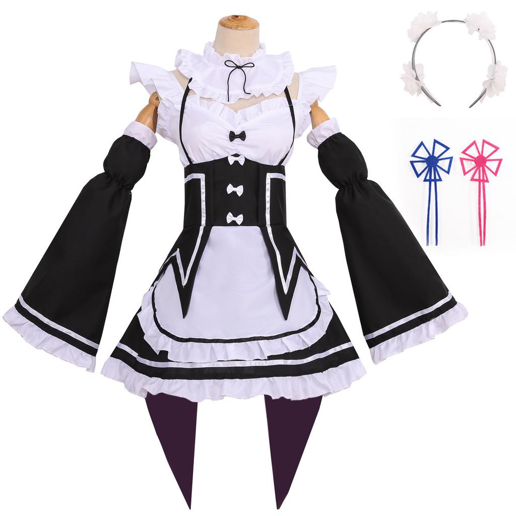 Plus size maid outfit from scratch otherworld life cosplay anime