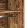 Wardrobe with Vintage Wood Look 100 x 50 x 200 cm Engineered Wood