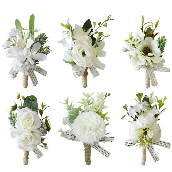 Decorative Corsage Elegant Lightweight Add Romantic Ambience Artificial Flower Wedding Supplies