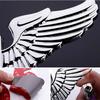 EMIW1 Car Front Badge Wings Sticker for Skoda Yeti Kamiq Rapid Kodiaq Fabia Octivia RS Superb 2 A7 Karoq Citigo Vision S Bonnet Emblem
