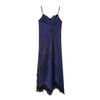 TAOP&ZA Women's European-American Mid-Length Lace Trim Camisole Dress - Spring/Summer Collection