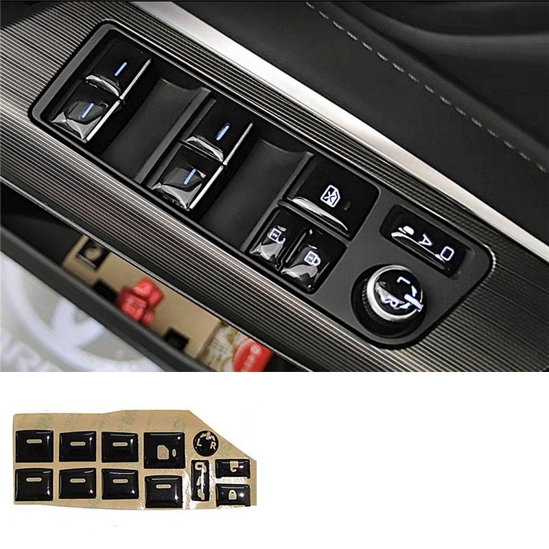 

Аксессуары для салона автомобиля, нашивка на кнопку на рулевом колесе, декоративная защитная нашивка с блестками для Toyota B