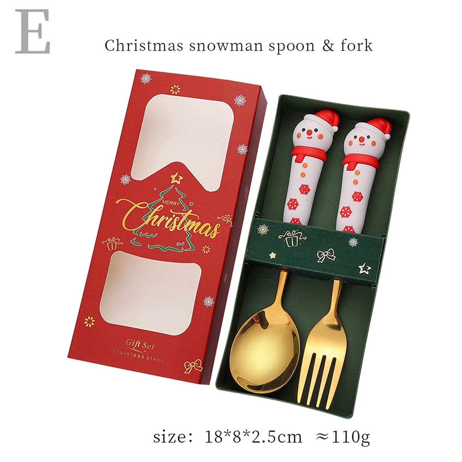 

Рождественский набор ложки и вилки One Size