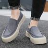 Fashion 2025 Summer Men Breathable Casual Canvas Shoes Comfort Slip on Loafer Soft Penny for Men Driving Boat Shoes Loafers Size 48