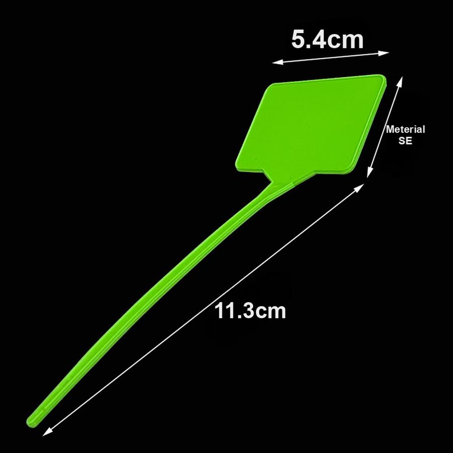 10 Stück Blumentopf Kunststoff Sukkulente Gartenmarkierer Pflanzenetikett Anhängeetikett