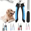 Dog & Cat Pet Nail Clippers And Trimmers - With Guard To Prevent Over-Cutting, Includes Nail File - Professional Pet Grooming Tools